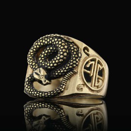 925 Sterling Silver Snake Ring