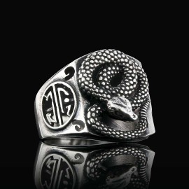 925 Sterling Silver Snake Ring