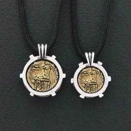 925 Sterling Silver Special Design Coin Women Pendant