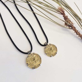 925 Sterling Silver Special Design Coin Women Pendant