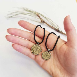 925 Sterling Silver Special Design Coin Women Pendant