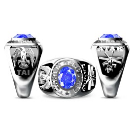 925 Sterling Silver Turkish Aerospace Military Rings