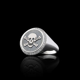 925 Sterling Silver Unique Design Women Skull Ring