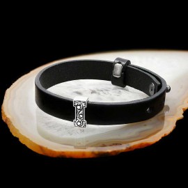 925 Sterling Silver Motif Letter I Bracelet