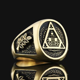 Acacia Masonic Ring