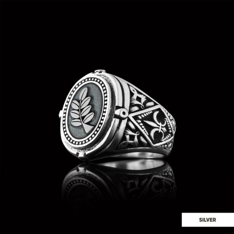 Acacia Silver Masonic Ring, Mason Ring, Master Mason Signet Ring, Custom Masonic Ring