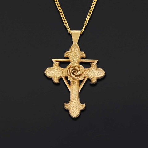 Amorc Jewelry, Rosicrucian Jewelry, Rosae Crucis Amorc Pendant, Rosae Crucis Necklace