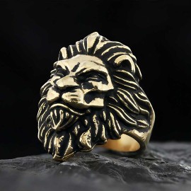 Lion Silver Ring