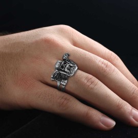 Biker Skull Ring