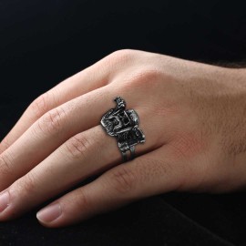 Biker Skull Ring