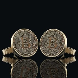 Bitcoin Souvenir Cufflink
