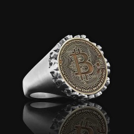 Bitcoin Souvenir Gold Ring