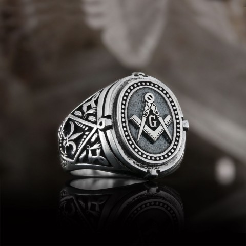 Blue Lodge Masonic Ring, Celtic Lodge Masonic Ring, Special Masonic Ring, Freemasonic Ring