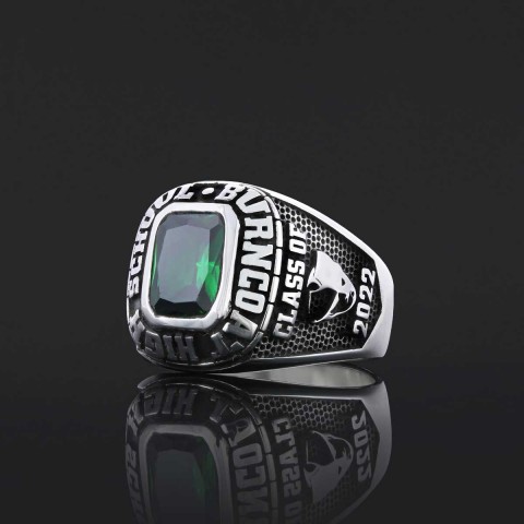 Brescia University Ring, High School Burnsoat Ring, Customized Class Ring, Graduation Collage Ring, Customized High School Ring