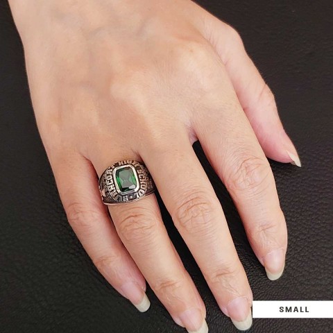 Brescia University Ring, High School Burnsoat Ring, Customized Class Ring, Graduation Collage Ring, Customized High School Ring Brescia University Ring, High School Burnsoat Ring, Customized Class Ring, Graduation Collage Ring, Customized High School Ring
