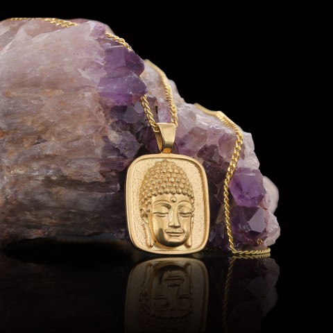 Buddha Handmade Silver Charm Necklace, Buddha Necklace, Meditating Buddha Silver Charms, Buddhism Necklace, Gift Jewelry