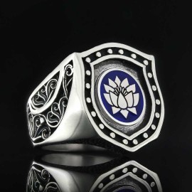 Lotus Ring, Buddhist Flower Ring
