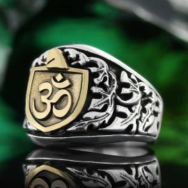 Om Buddha Ring
