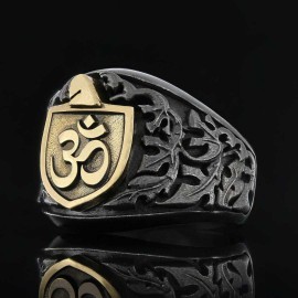 Om Buddha Ring