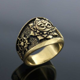 Silver Om Ring