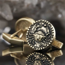 Zodiac Medallion Cuff Links – Ring Concierge