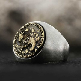 Capricorn Horoscope Ring