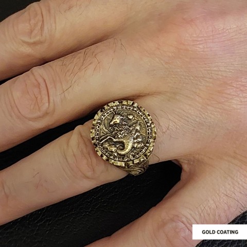 Capricorn Sign Ring, 925 Sterling Silver Capricorn Sign Ring Capricorn Sign Ring, 925 Sterling Silver Capricorn Sign Ring