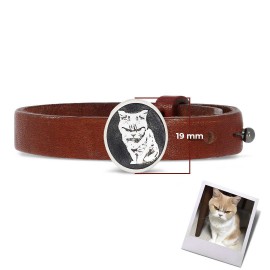 Cat Picture Bracelet, Celebrate Your Furry Friend, Custom Cat Picture Bracelet