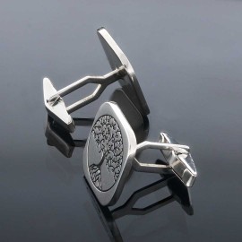 Handmade Sterling Silver Christian Cufflink