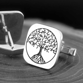 Handmade Sterling Silver Christian Cufflink