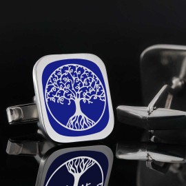 Handmade Sterling Silver Christian Cufflink