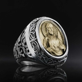 Crown of Light Jesus Ring