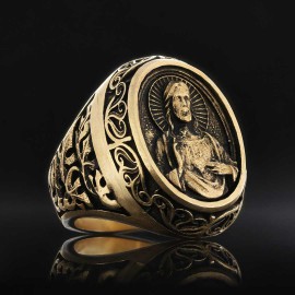 Crown of Light Jesus Ring