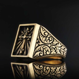 Christian Cross Ring