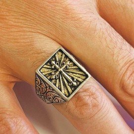 Christian Cross Ring