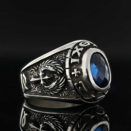 Stone With Christian Ring