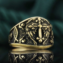Christian Cross Ring
