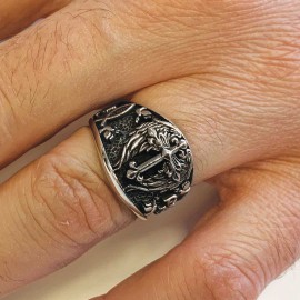 Christian Cross Ring