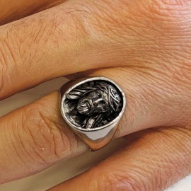 Jesus Engraved Ring