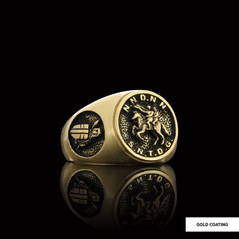Cross Masonic Ring, Round Master Mason Ring, Custom Masonic Ring