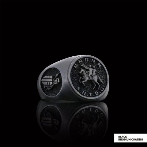 Cross Masonic Ring, Round Master Mason Ring, Custom Masonic Ring