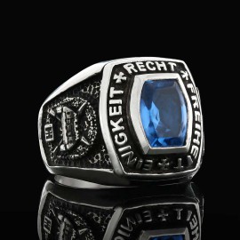 Custom Design Einigkeit Recht Freiheit Germany Ring