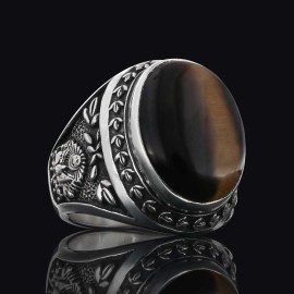 Custom Design Ottoman Tughra - State Coat of Arms Ring