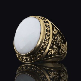Custom Design Ottoman Tughra - State Coat of Arms Ring