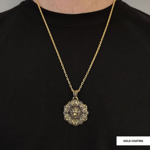 Custom Design Silver Leo Pendant