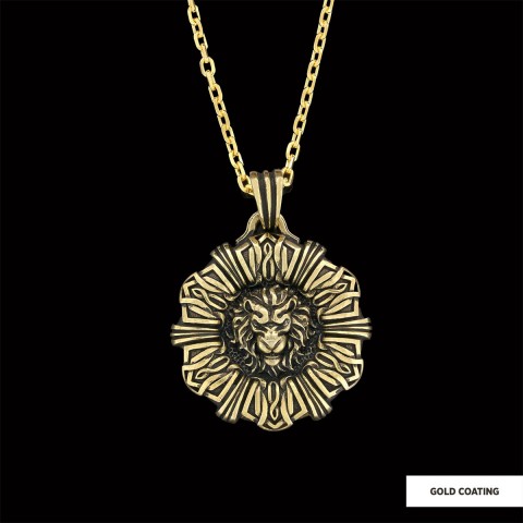 Custom Design Silver Leo Pendant