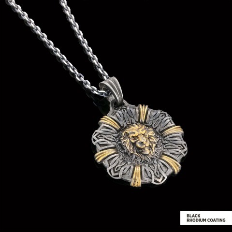 Custom Design Silver Leo Pendant