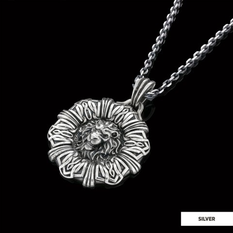 Custom Design Silver Leo Pendant
