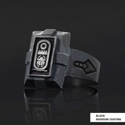 Custom Design Silver Men Masonic Ring
