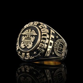 Custom Design US Naval War College Ring